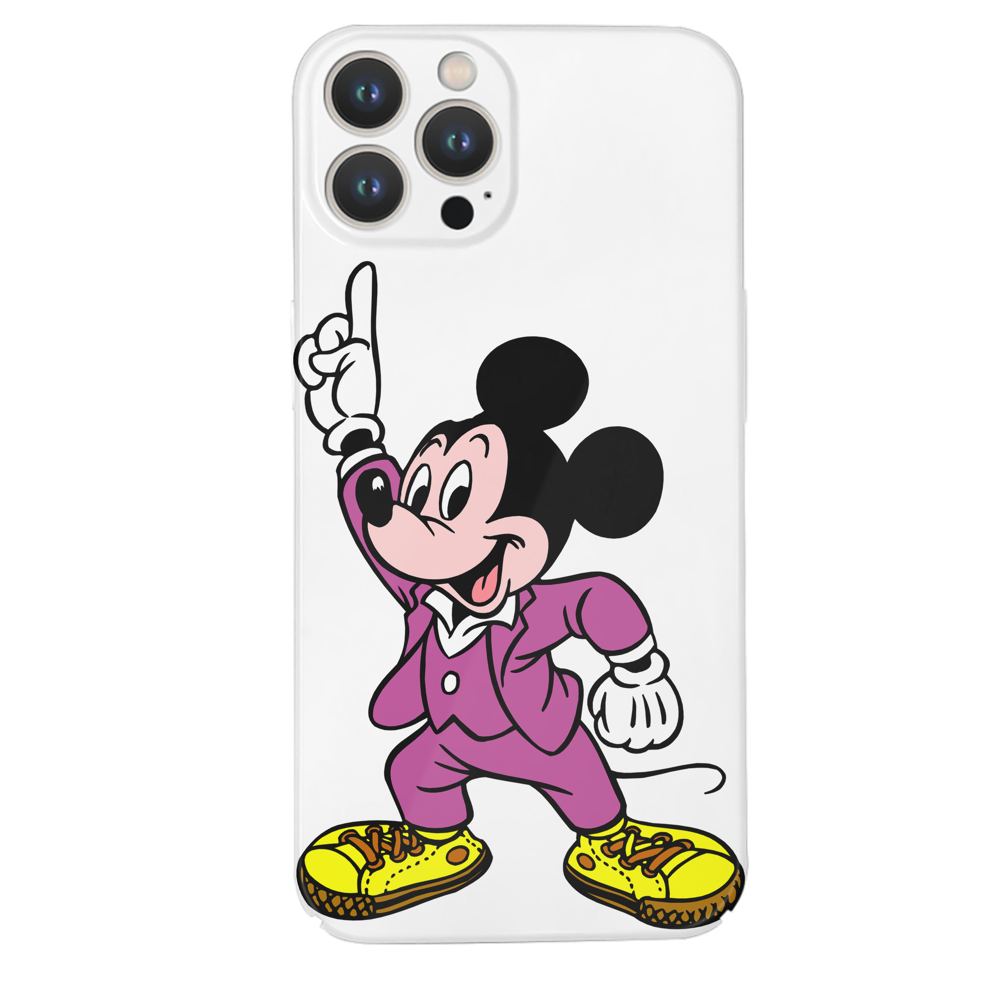 （画像用） ミッキーマウス Mickey Mouse 【iPhone 14シリーズ対応】ハードケース